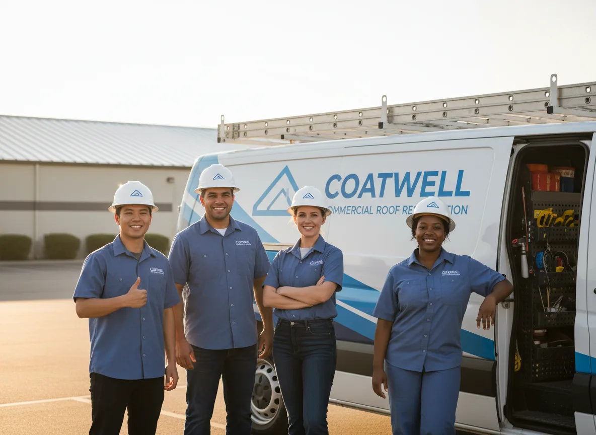 Commercial roof coating company in Brinkhaven, OH